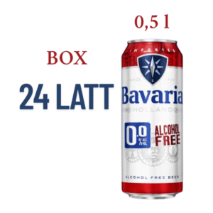 BAVARIA 0.0 birra analcolica pilsner 0.0% senza alcol 0,50 l lattina box 24 lattine