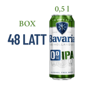 BAVARIA 0.0 IPA birra analcolica 0.0% senza alcol BOX 48 lattine da 0,5 l