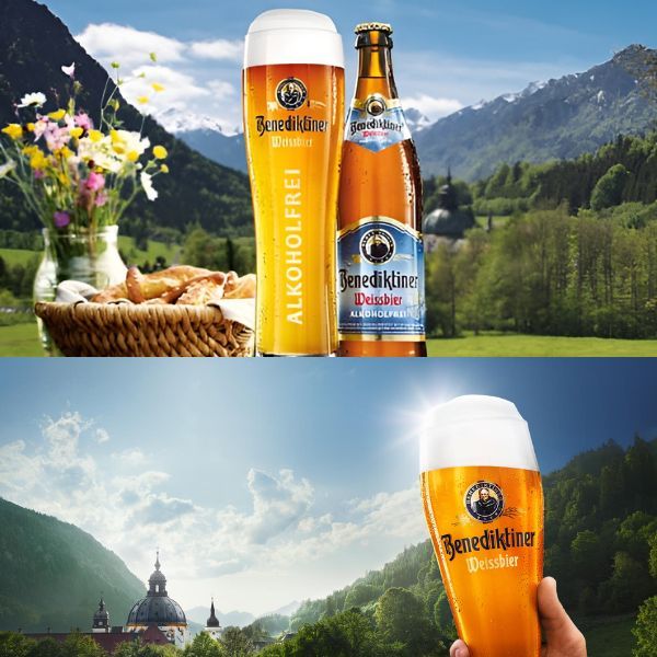 Benediktiner weissbier alkoholfrei birra chiara analcolica - immagine 4