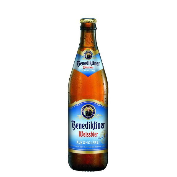 Benediktiner weissbier alkoholfrei birra chiara analcolica