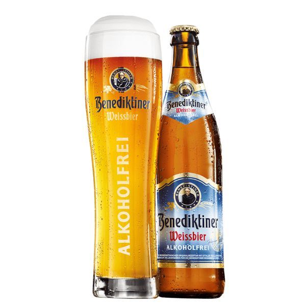 Benediktiner weissbier alkoholfrei birra chiara analcolica - immagine 2