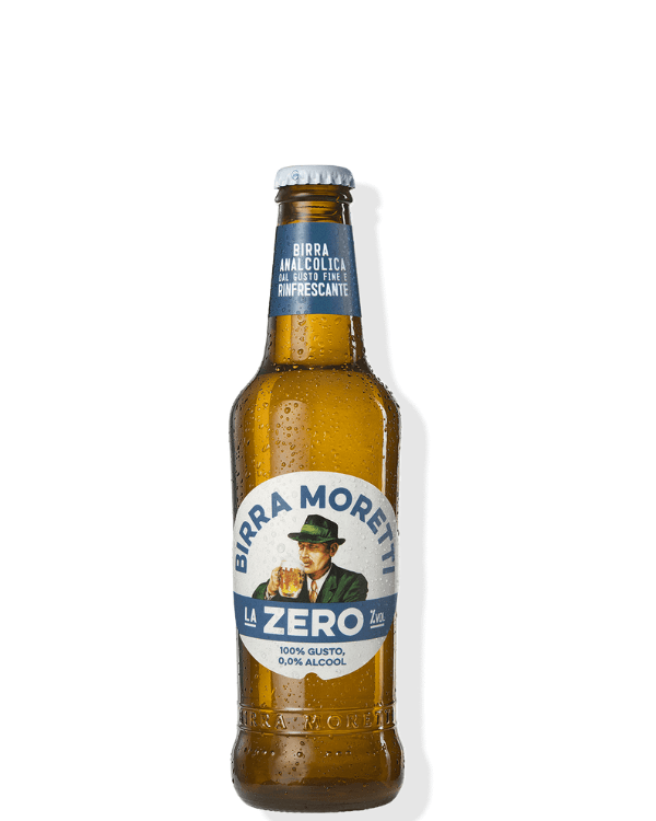 Birra Moretti Zero birra analcolica lager 0,0% alcol 33 cl