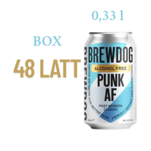 BrewDog Punk IPA AF birra IPA analcolica artigianale 0.5% 33 cl lattina box da 48 lattine spedizione gratuita