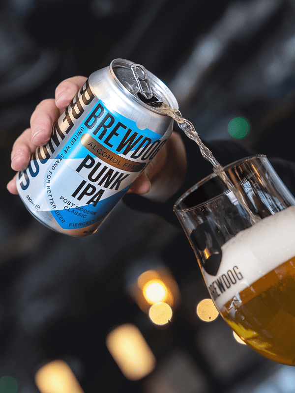 BrewDog Punk IPA AF birra IPA analcolica artigianale 0.5% 1 sola lattina da 33 cl - immagine 3
