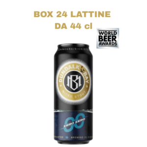 Brewmaster Nitro Stout 0.0 Dundalk Bay birra analcolica stout alcohol free beer 0,0% zero zuccheri BOX 24 lattina da 44 cl