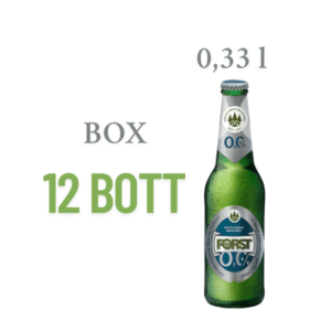FORST 0,0 birra analcolica lager 100% Made in Italy 0,0% alcol zero zuccheri BOX 12 bottiglie 33 cl