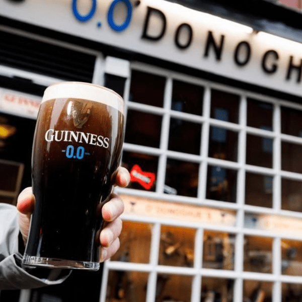 Guinness 0.0 Draught Alcohol Free Stout can birra analcolica BOX 24 lattine da 440 ml - immagine 4