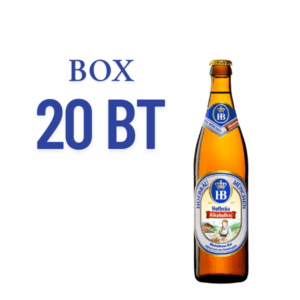 HB Hofbrau Munchner Hell alkoholfrei zero zuccheri birra chiara analcolica BOX 20 bt