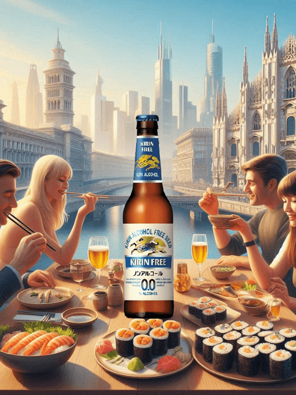 Kirin free 0.0 Ichiban birra analcolica lager senza alcol zero zuccheri 1 sola bottiglia 33 cl - immagine 6