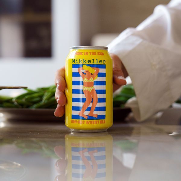 MIKKELLER non alcoholic craft WHEAT ALE Drink'in the Sun 0,3% birra analcolica artigianale lattina 33 cl - immagine 4