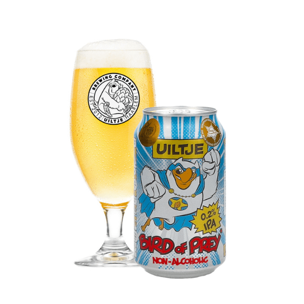 Uiltje Bird of Prey IPA AF birra IPA analcolica artigianale 0.2% lattina 1 sola lattina da 33cl - immagine 5