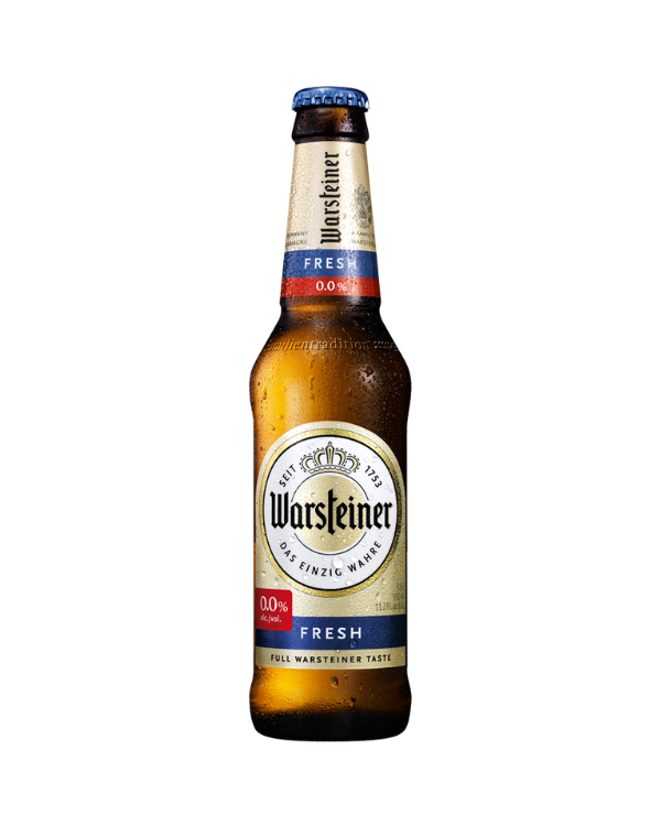 WARSTEINER fresh 0,0 birra analcolica pilsner 0,0% alcol 33 cl
