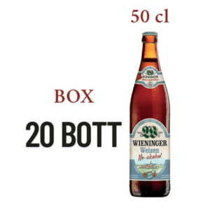 Wieninger Hefe Weizen no alcohol birra analcolica weizen bavarese 0,5% BOX 20 bottiglie da 0,5 l